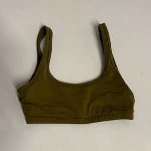 Aritzia TNA Olive Green Women's Sports Bra